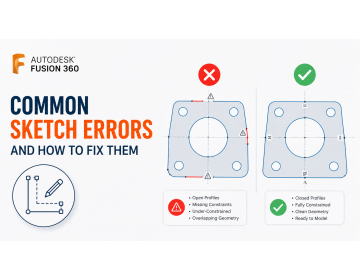 Common Fusion 360 Sketch Errors and How to Fix Them: A Beginner's Guide (2026)